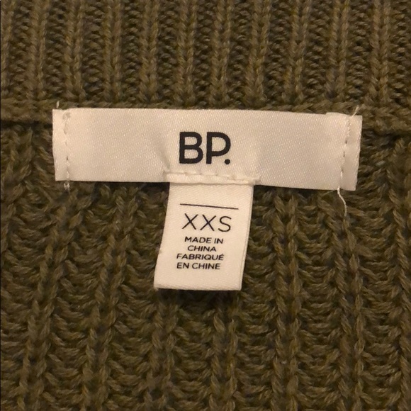 Nordstrom BP Dark Green Sweater - Picture 3 of 4